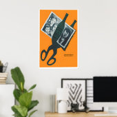 Affiche soviétique anti-alcool – Vintage russe (Bureau à domicile)