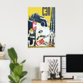 Affiche soviétique avant-gardiste SEP par Mikhail (Bureau à domicile)