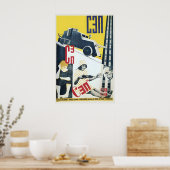 Affiche soviétique avant-gardiste SEP par Mikhail (Cuisine)
