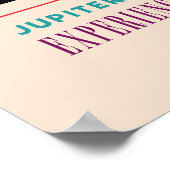 Affiche spatiale rétro de la NASA/JPLS (Coin)