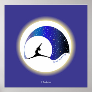 Affiche spirituelle de motivation de liberté