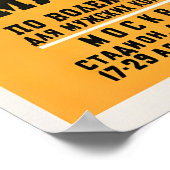 Affiche sportive soviétique Handball (Coin)