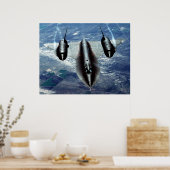 Affiche SR-71A Lockheed (Cuisine)