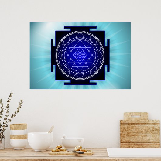 affiche sri yantra (Cuisine)