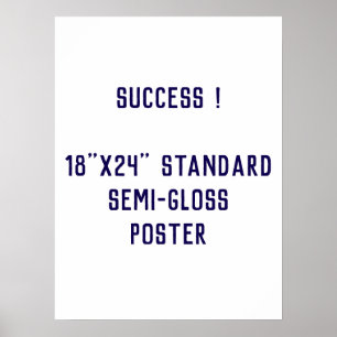 Affiche standard 18"x24" semi-brillant