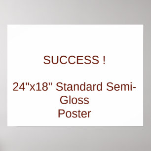 Affiche standard 24"x18" semi-brillant
