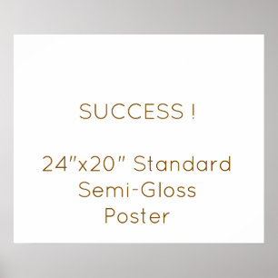 Affiche standard 24"x20" semi-brillant