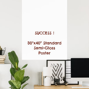 Affiche standard 30"x40" semi-brillant