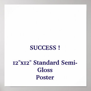 Affiche standard 30x30 cm semi-brillant