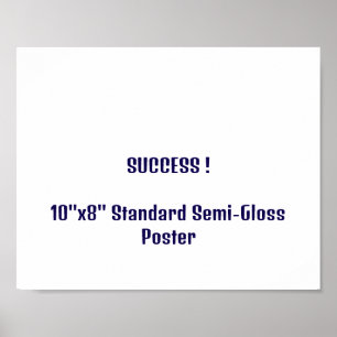 Affiche standard semi-brillant 10"x8"