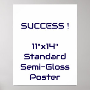 Affiche standard semi-brillant 11"x14"