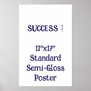 Affiche standard semi-brillant 11"x17"