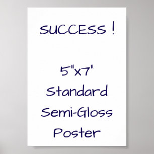 Affiche standard semi-brillant 13x18 cm