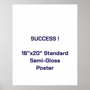 Affiche standard semi-brillant 16"x20"