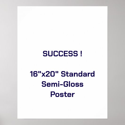 Affiche standard semi-brillant 16"x20" (Devant)