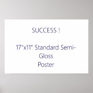 Affiche standard semi-brillant 17"x11"