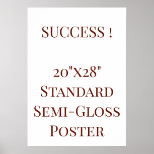 Affiche standard semi-brillant 20"x28"