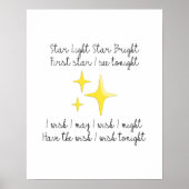 Affiche Star Light Star Bright (Devant)