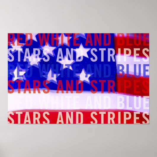 Affiche Stars et Stripes (Devant)