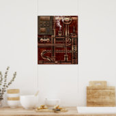 Affiche Steampunk (Cuisine)