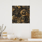 Affiche Steampunk Vintage (Cuisine)