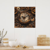 Affiche Steampunk Vintage (Cuisine)
