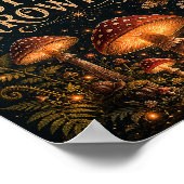 Affiche Still Growing | Art mural champignon céles (Coin)