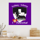 Affiche suisse de Fribourg (Cuisine)