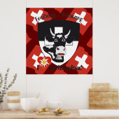 Affiche suisse de Fribourg (Cuisine)