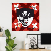 Affiche suisse de Fribourg (Bureau à domicile)