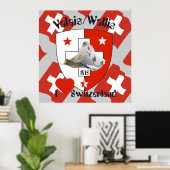 Affiche suisse du Valais (Bureau à domicile)