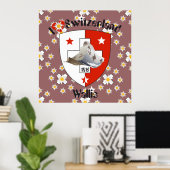 Affiche suisse du Valais (Bureau à domicile)