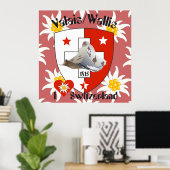 Affiche suisse du Valais (Bureau à domicile)