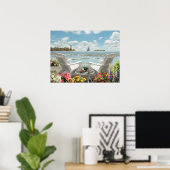 Affiche "Summer Escape" d'Alan Giana (Bureau à domicile)
