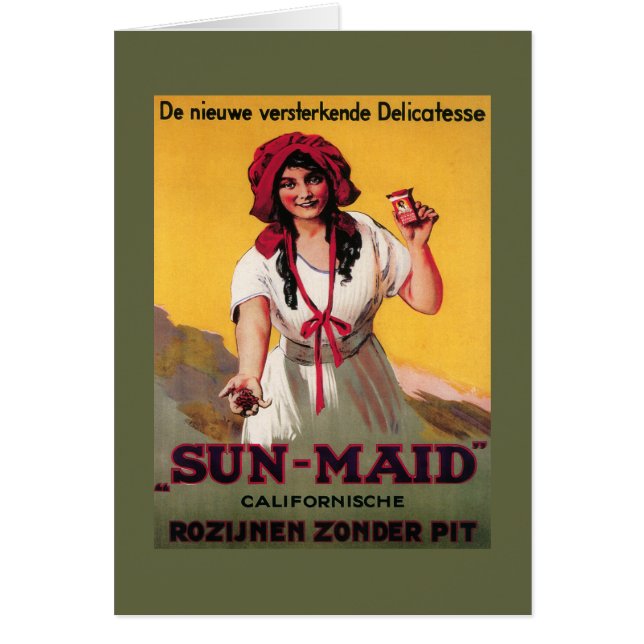 Affiche Sun-Maid California Raisin (Devant)