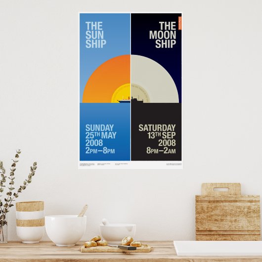 Affiche Sun Ship / The Moon Ship (Cuisine)