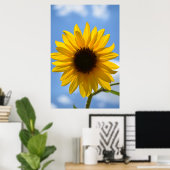 Affiche Sunflower et Blue Sky (Bureau à domicile)