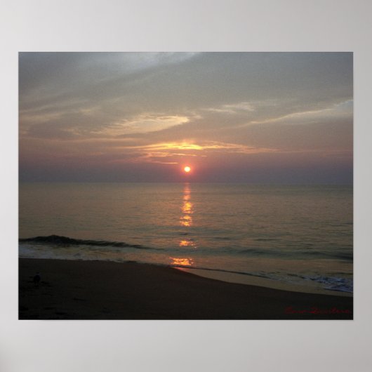 Affiche Sunrise de l'océan Atlantique (Devant)