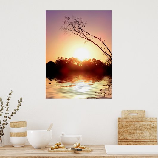 Affiche SUNSET GLOW (Cuisine)