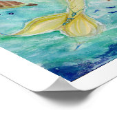 Affiche Sunshine Sea Mermaid par Renee Lavoie (Coin)