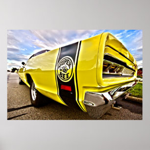 affiche superbe d'art de HDR d'abeille de 1969