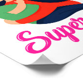 Affiche Supermaman Mère et Enfant Impression (Coin)