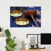 Affiche sur la loi et l'ordre (Bureau à domicile)