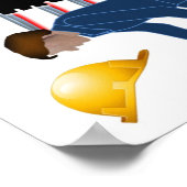 Affiche sur la rémunération des travailleurs améri (Coin)