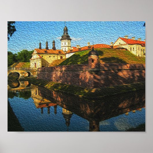 Affiche sur l'architecture et la nature du palais (Devant)