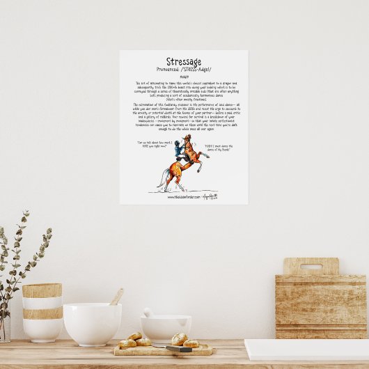 Affiche sur le stress (Cuisine)