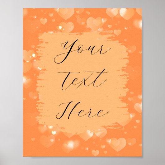 Affiche sur le thème Orange (Devant)