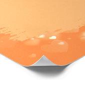 Affiche sur le thème Orange (Coin)
