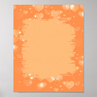 Affiche sur le thème Orange