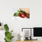 Affiche sur les aliments italiens sains (Bureau à domicile)